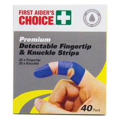 Blue Detectable Strips Assorted 40 Pack