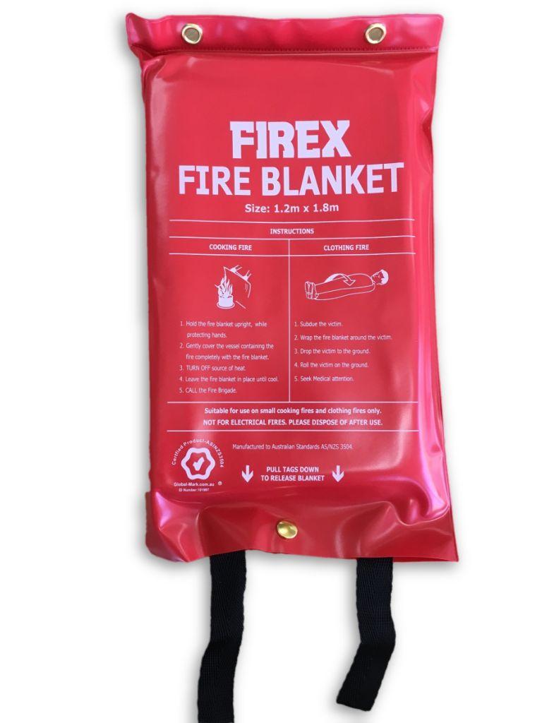 Fire Blanket 1.8m x 1.2m Accidental Health & Safety Sydney West