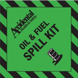 Oil and Fuel Spill Kit Label