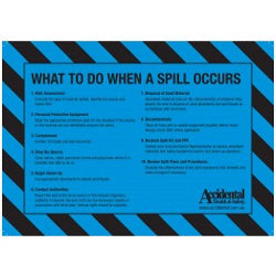 General Purpose Spill Kit Instruction Label