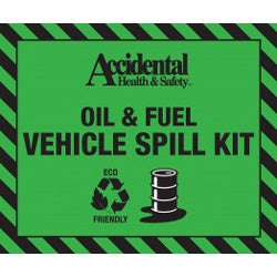 Oil and Fuel Vehicle Spill Kit Label