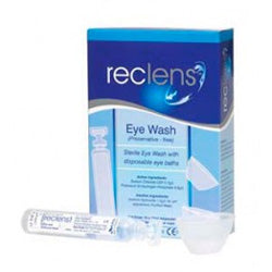 Reclens Eye Irrigation with Eye Bath 10 Pack