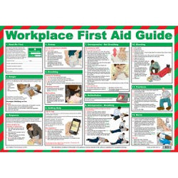Workplace First Aid Guide Poster