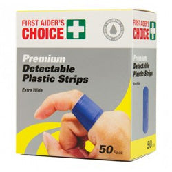 Blue Detectable Strips Extra Wide 50 Pack
