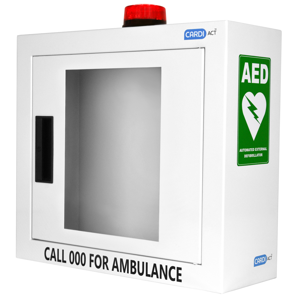 Alarmed AED Cabinet with Strobe Light