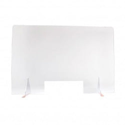 Acrylic Sneeze Guard With Stands 1200 x 800mm