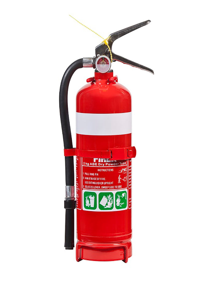 ABE Dry Powder Fire Extinguisher 2kg  + Vehicle Bracket