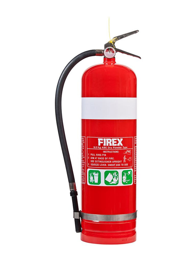 ABE Dry Powder Fire Extinguisher 9kg + Wall Bracket